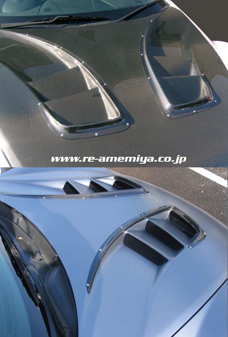 MAZDA RX8 RE 雨宮 AD HOOD D1 カーボン ボンネット 売り切り