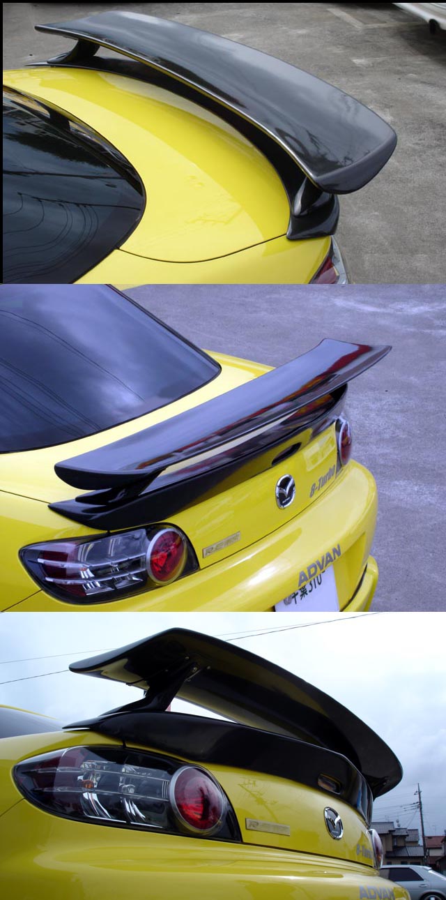 RX-8 TRUNK WING SPOILER FRP – REAMEMIYA