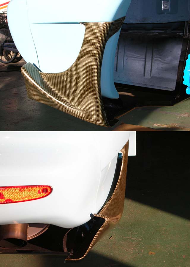 FD3S REAR SUPER CANARD CF For AD-GT KIT