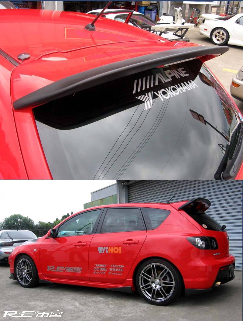AXELA MS REAR SPOILER GARNE CARBON