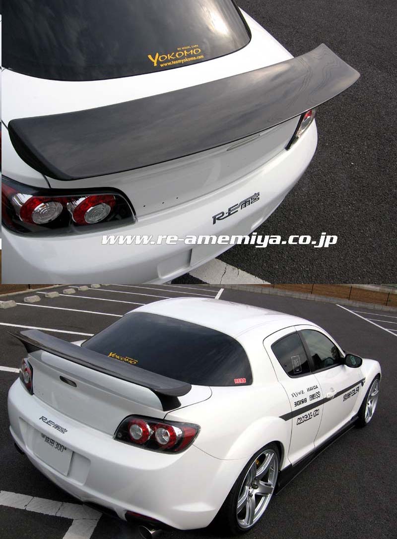 RX8 AD Eight REAR WING RS CF